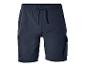 Shorts cargo foncés à cordon de serrage.