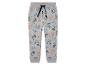 Pantalon de survêtement gris avec imprimé dinosaure
