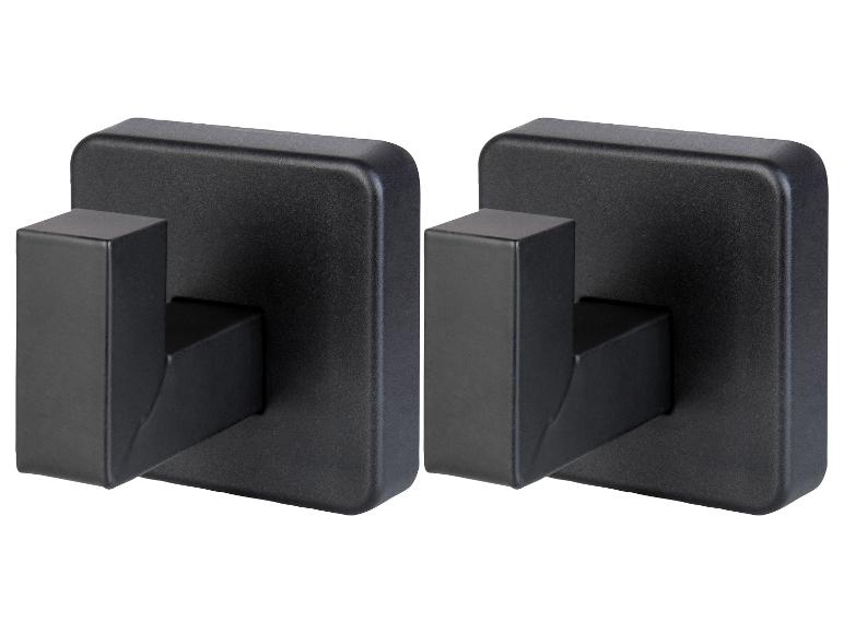 Deux crochets noirs carrés.