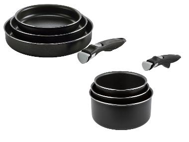 CRIVIT Set de casseroles en aluminium ou poêles en aluminium