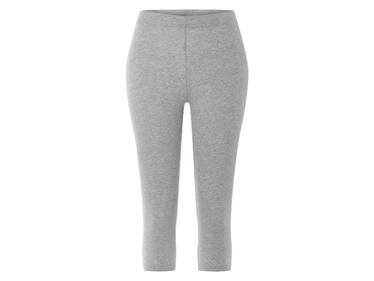 Leggings gris trois quarts.