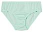 Une paire de culottes pour femme de couleur vert clair
