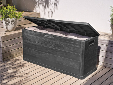 LIVARNO home Coffre de jardin, 270 L, en plastique