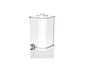 Une carafe à boisson transparente avec un robinet.