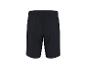 Short de sport noir avec taille élastique, vue arrière.