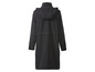 Manteau imperméable noir avec capuche.