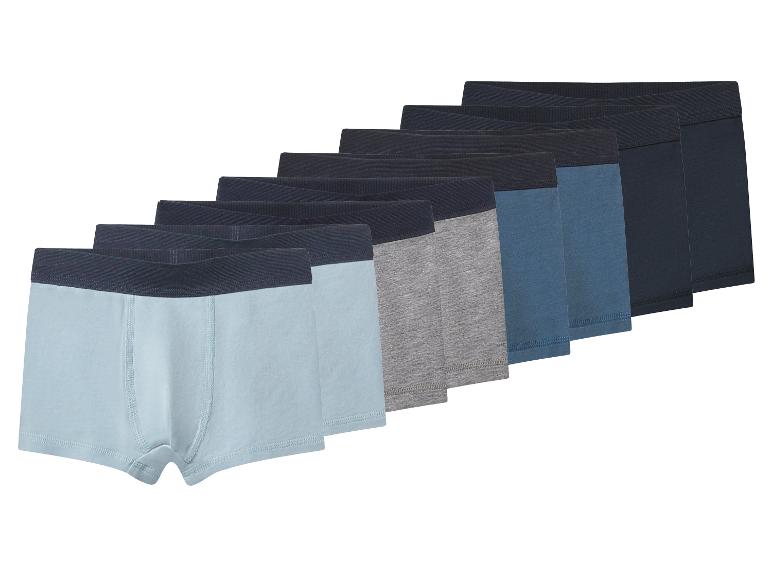 Boxers en coton dans des tons bleus et gris
