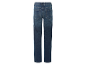 Jean bleu foncé coupe droite pour homme.