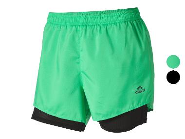 CRIVIT Short technique 2 en 1 homme