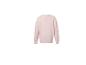 Pull rose pâle pour femme, vue de dos.