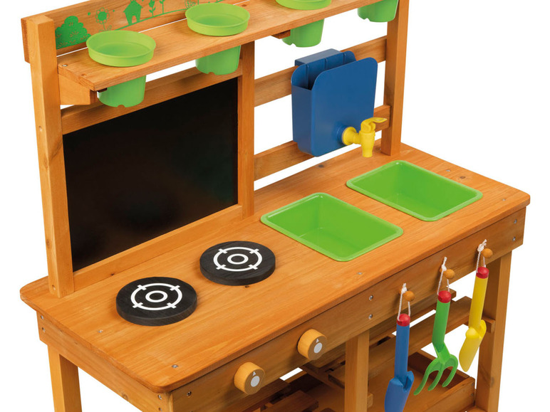 Aller en mode plein écran : Playtive Cuisine d'extérieur en bois pour enfant - Image 8