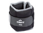 Poids de cheville noirs Crivit de 1 kg.