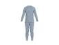 Pyjama deux pièces pour bébé en bleu clair avec motif de nœuds.
