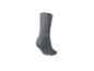 Chaussette grise unie sur fond blanc