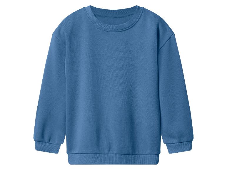 Sweat-shirt bleu à manches longues pour enfant