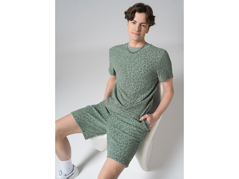 Aller en mode plein écran : T-shirt en tissus éponge homme - Image 4