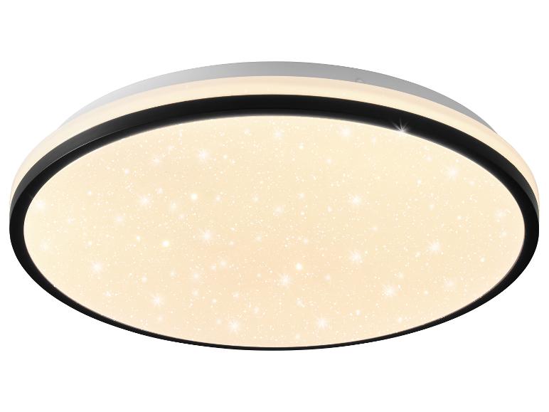 Plafonnier LED rond avec effet ciel étoilé