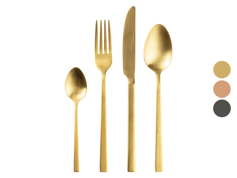 LIVARNO home Set de couverts de table, 16 pièces