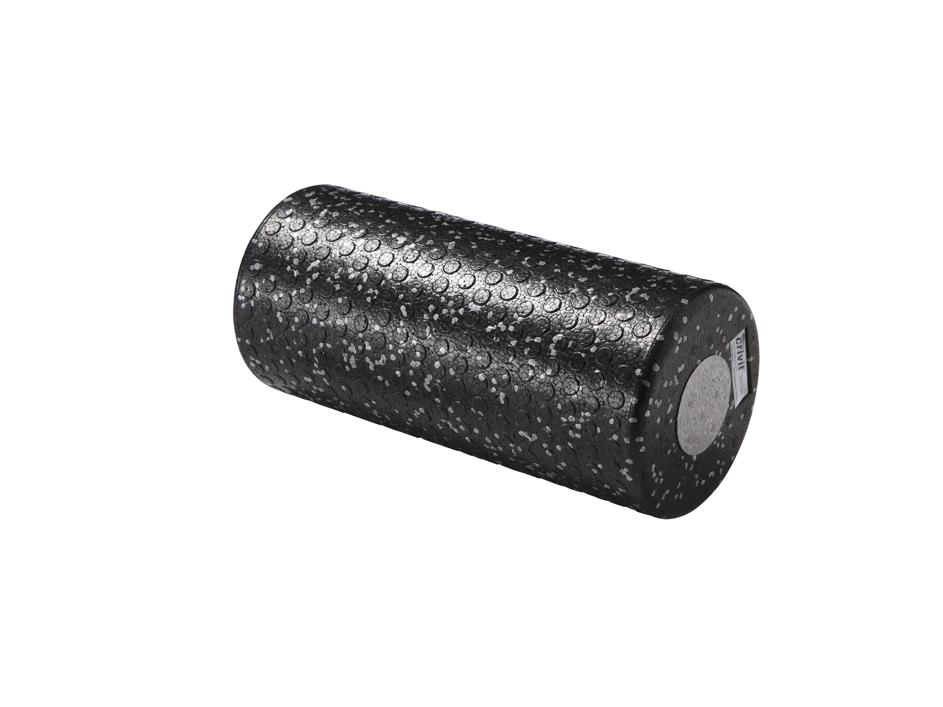 CRIVIT Rouleau de massage (noir/gris moucheté)
