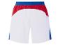 Shorts blancs, rouges et bleus.