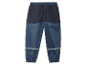 Pantalon imperméable bleu pour enfant.