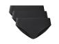 Lot de trois culottes noires sans coutures pour femme