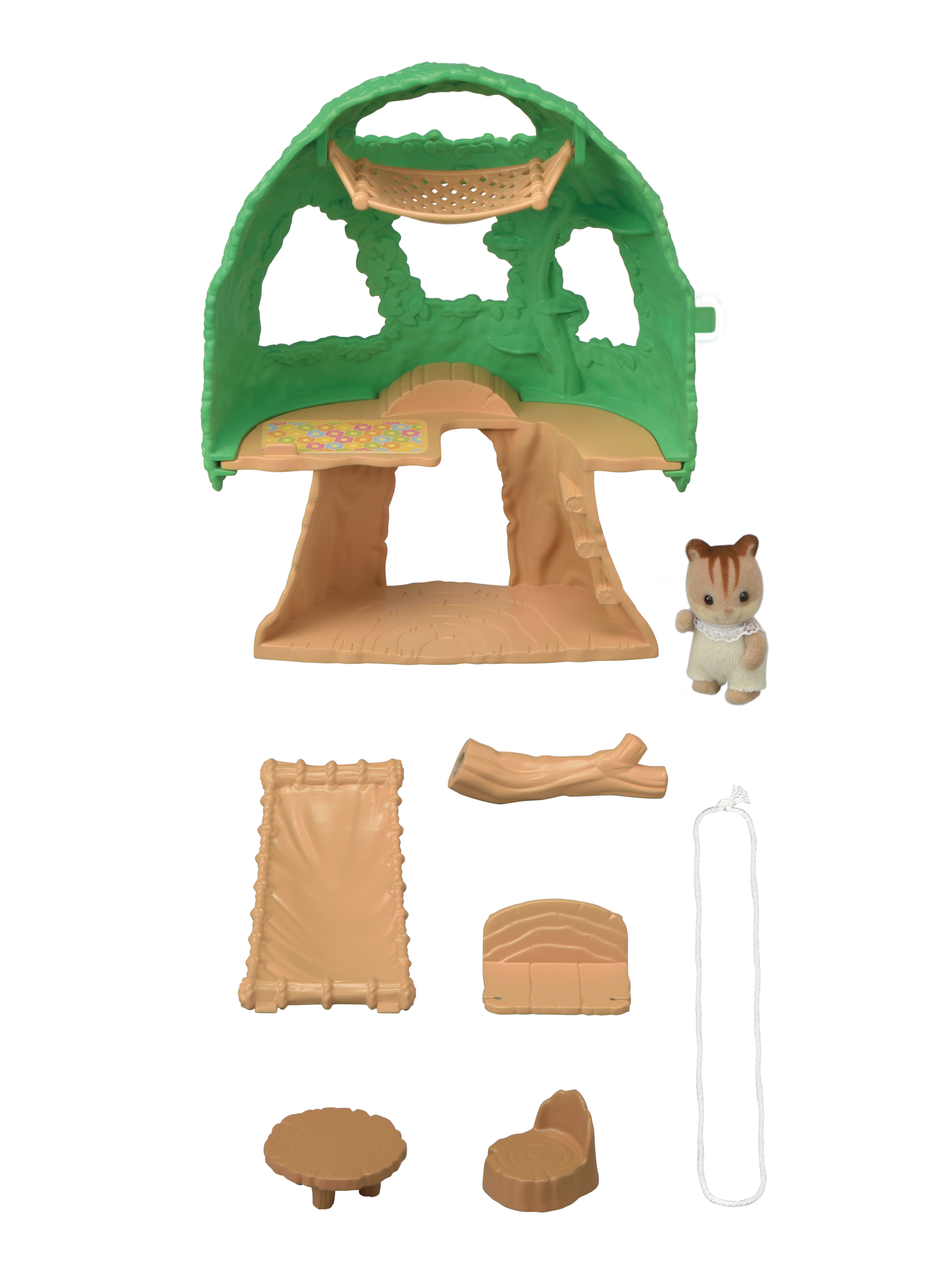 Mini univers La Cabane Et Bébé Écureuil Roux 5318 Sylvanian Families Le Jeu - vue 10