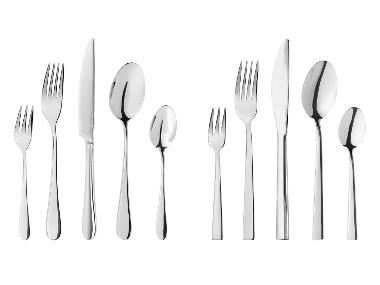 SILVERCREST® Couverts en acier inoxydable, 30 pièces.