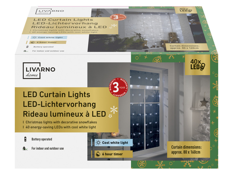 Aller en mode plein écran : LIVARNO home Rideau lumineux à LED - Image 8