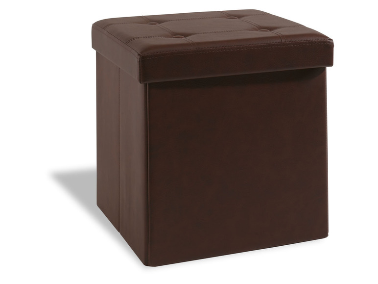 Aller en mode plein écran : LIVARNO home Pouf pliable avec coffre de rangement San Diego - Image 4