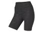 Leggings de sport noirs à rayures