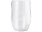 Un verre à vin transparent.