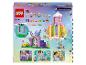 Ensemble LEGO Gabby's Dollhouse avec figurines, accessoires et diverses zones de jeu.