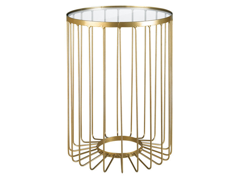 Aller en mode plein écran : LIVARNO home Table d'appoint, avec plateau en verre - Image 7