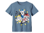 Un t-shirt bleu Paw Patrol pour enfants.