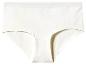 Une paire de culottes blanches en coton pour femme.