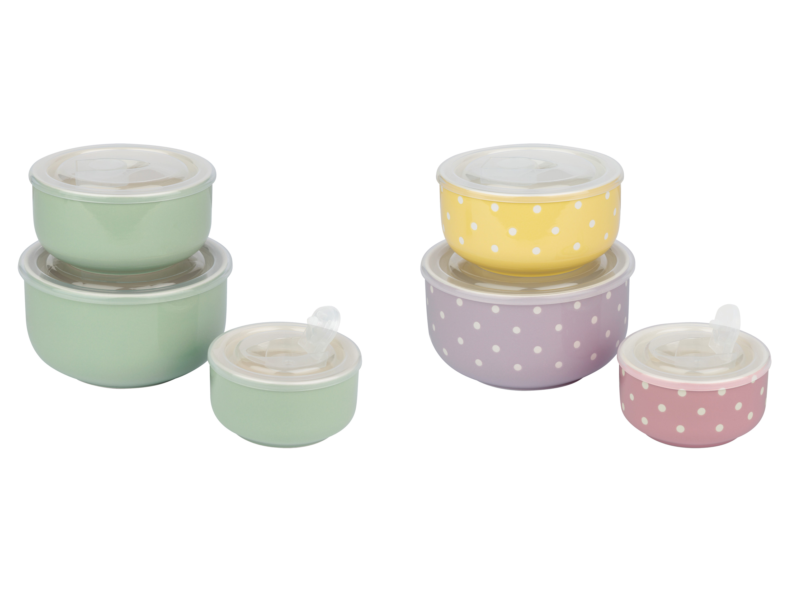 LIVARNO home Set de 3 bols en porcelaine