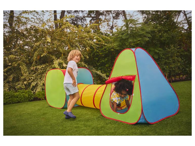 Enfant Tente de Jeu 3-in-1 Playhouse Tunnel Maison à Boules Cabane