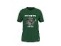 T-shirt vert avec impression de perceuse, scie circulaire et ponceuse, texte « EST. 1996 ».