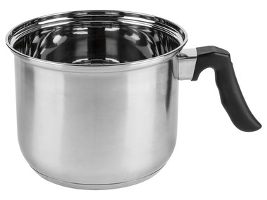 ERNESTO® Pot à lait / casserole à manche / faitout en acier inoxydable, Ø 16 cm