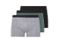 Lot de trois boxers : gris, vert et noir.