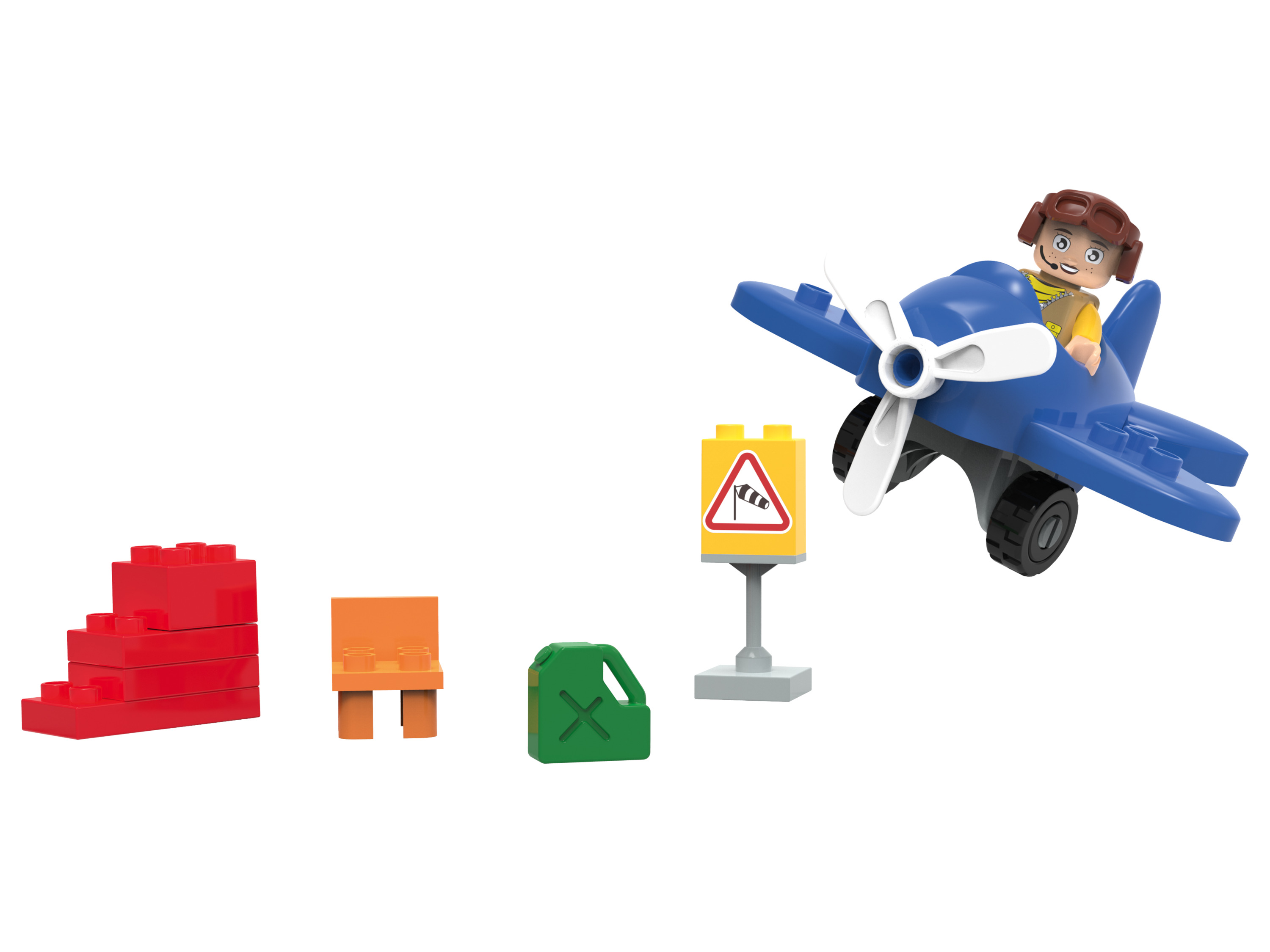 Playtive Clippys Avion, Moto de Police ou Pelleteuse (avion)