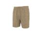 Short de sport beige pour homme avec taille élastique.