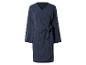 Robe portefeuille bleu marine à nouer.