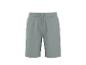 Short de sport gris avec cordon de serrage à la taille.