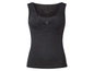 Débardeur noir avec soutien-gorge intégré.