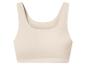 Haut de sport sans couture beige clair
