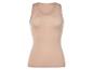 Débardeur beige, lingerie confortable.
