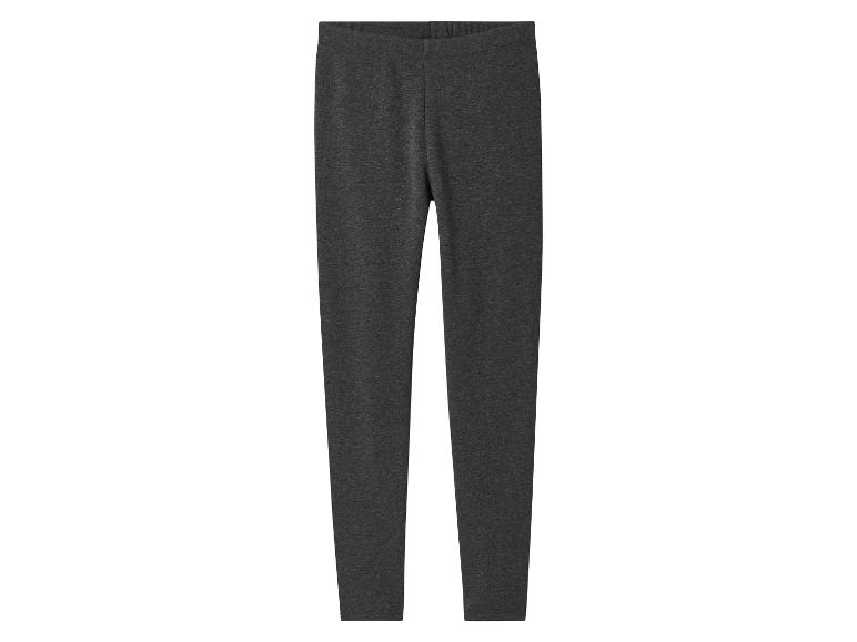 Legging simple en jersey gris foncé.