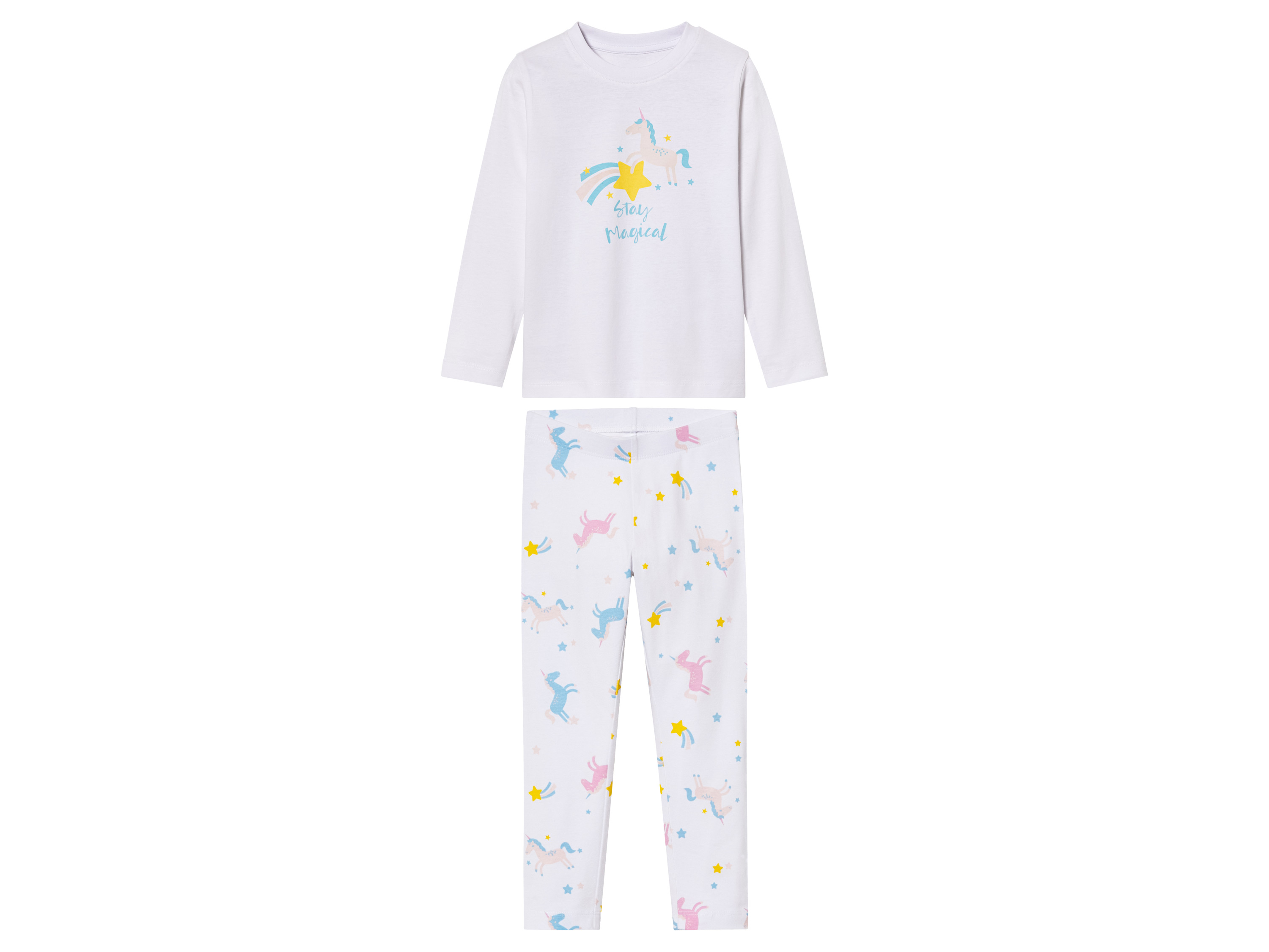 lupilu® Pyjama enfant (2-4 ans, blanc)